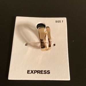 Express Gold-Tone Ring Size 7